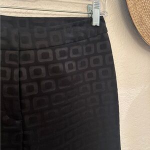 INC International Concepts Black Textured Skirt